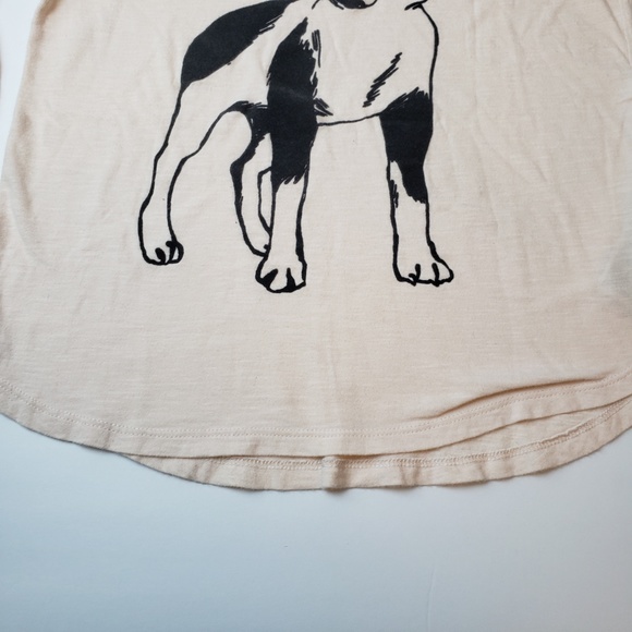 GAP Shirts & Tops Gap Kids Dog T Shirt Girls Sz Large Ivory Poshmark